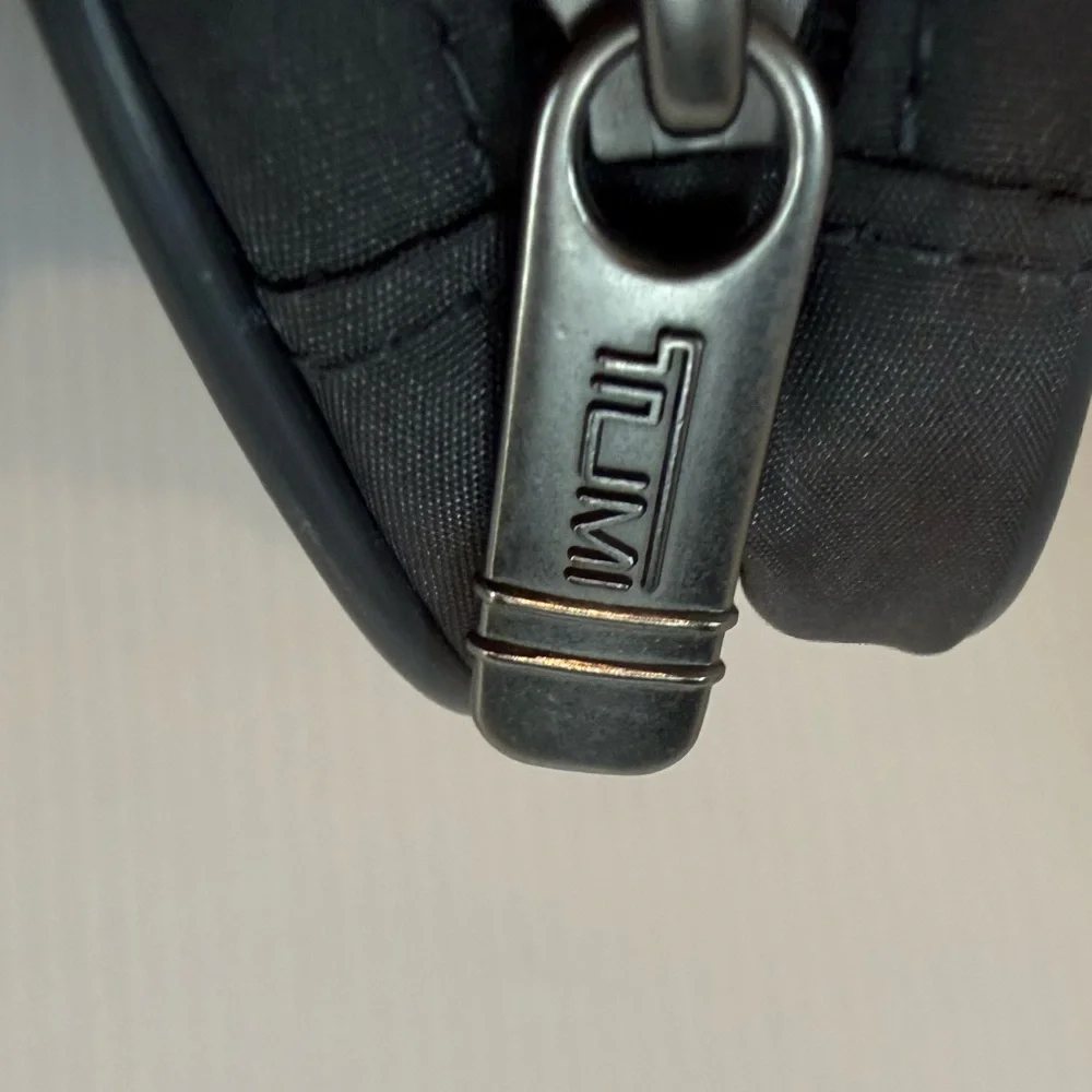 TUMI Black Mesh Travel Case